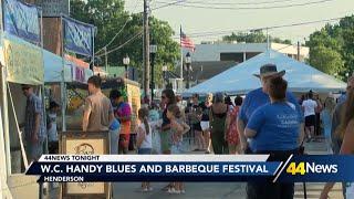 Final night of the W.C. Handy Blues and Barbecue Festival