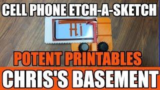 Potent Printables - Cell Phone Etch-A-Sketch - Build - Chris's Basement