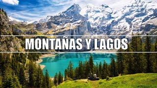 Paisajes hermosos, montañas y lagos de Europa, los Alpes