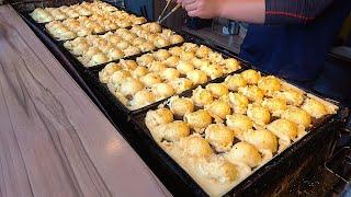 大阪のたこ焼き　(たこ焼あきない)　Takoyaki Osaka Japan　大阪美食　Takoyaki Lezat　स्वादिष्ट ताकोयाकी