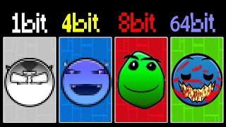 New Custom Geometry Dash Lobotomies v23, but everytime with more bits