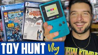 Toy Hunt Vlog • Buying A Gameboy Color & Sending Comic Books To Get Graded