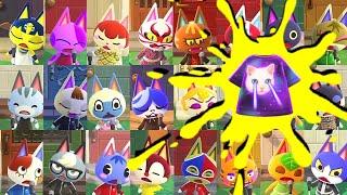 All 23 Cat Villagers Singing Go K.K. Rider in Animal Crossing: New Horizons