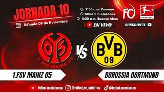 1.FSV Mainz 05 VS Borussia Dortmund | BUNDESLIGA | Jornada 10 | CARRUSEL SABATINO