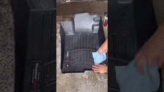 The best way to clean WeatherTech floor mats! (Non Slippery!)