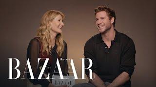 Laura Dern & Liam Hemsworth Can't Name Each Other's Iconic Roles | All About Me | Harper's BAZAAR