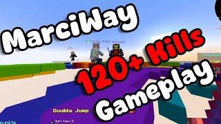 MarciWay 15 Minuten Gameplay mit 120+ Kills (Uncut) #mixelpixel #minecraft #knockbackffa