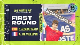Les Petits As 2017 | Boys 1st Round | Carlos Alcaraz Garfia vs. Alexandre de Villepin