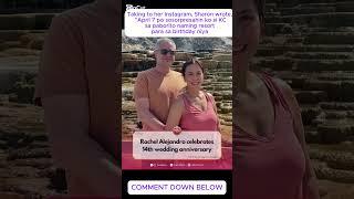 Rachel Alejandro celebrated a milestone event in her life as14th wedding anniversary.  #viralvideo