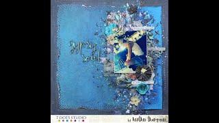 Mixedmedia layout - Scrapbooking Tutorial - Gypsy Soul by Heather Thompson