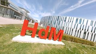 Rundflug über den HdM-Campus (4K)