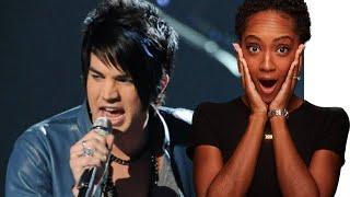 FIRST TIME REACTING TO | ADAM LAMBERT 'BLACK OR WHITE" (AMERICAN IDOL) REACTION