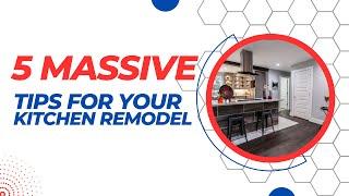 5 tips for your kitchen remodeling project #kitchenremodel #kitchen #kitchenremodeler #construction