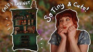  Making a Miniature  Fairy Cabinet/Apothecary because tiny things are cute - Fairycore DIY Project