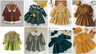 Baby girls cotton dress designs/Baby girl dress design 2025/Winter Baby Frock Design 2025