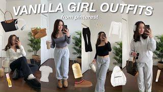VANILLA GIRL OUTFITS ︎ (inspired from pinterest!)