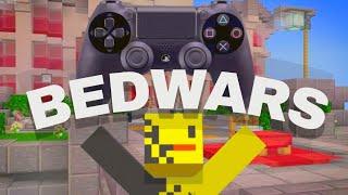 The Hive Bedwars gameplay with Controller | The hive | | MCPE |