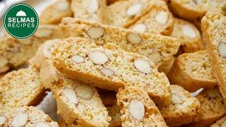 Cantuccini | italian biscuits | biscotti | simple & quick recipe