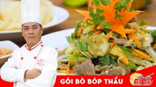 Cách làm Gỏi Bò Bóp Thấu chuan ngọt cực ngon | How to make Vietnnamese Beef Salad