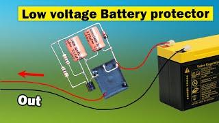 12V Battery low voltage cut off Protection, Low Battery protection circuit