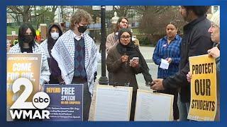 Johns Hopkins students call on university to protect them from ICE