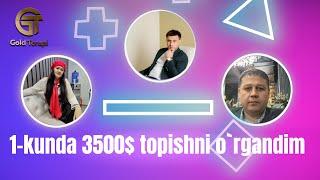 1-KUNDA 3500$ TOPISHNI O‘RGANDIM