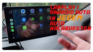 AWESAFE Media Display: Apple CarPlay und Android Auto in älteren Autos nachrüsten