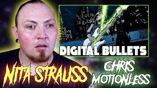 NITA STRAUSS - Digital Bullets ft. Chris Motionless (Official Music Video) | REACTION