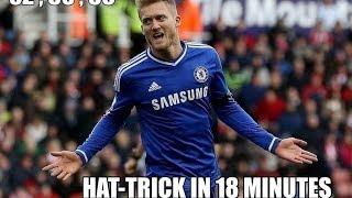 Andre Schurrle Amazing HatTrick ~ Fulham 0-3 Chelsea (Premier League) ~ 01/03/2014 HD