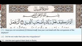 105 - Surah Al Fil - Dr Ayman Suwayd - Teacher - Learn Quran Tajweed