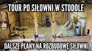 TOUR PO SIŁOWNI Z DREWNA/ DALSZE PLANY NA ROZBUDOWĘ SIŁOWNI #wiejskikoks #siłownia #domowasilownia