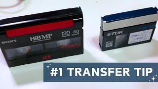 Video Transfer Tip | Avoid recording over and losing your old footage