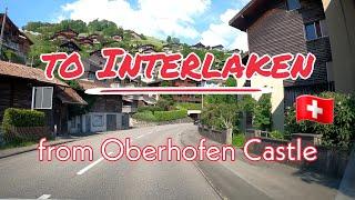 Driving from Oberhofen Castle in Thun to Interlaken_Bern - Switzerland