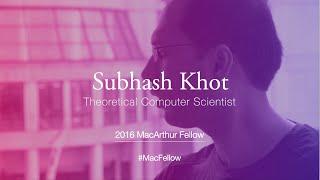 Theoretical Computer Scientist Subhash Khot | 2016 MacArthur Fellow