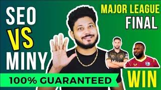 MINY vs SEO Dream11 Team, MINY vs SEO Dream11 Prediction, MINY vs SEO Major League T20 Dream11 Team