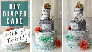 DIY DIAPER CAKE | BABY SHOWER GIFT Ideas