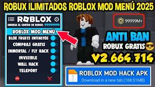 Roblox APK Mod Menu 2025 Wall Hack 2.664.714 Anti Ban (Android & IOS) Robux infinitos por mediafire