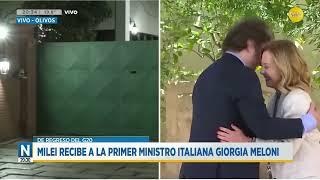 Milei recibe a la primer ministro italiana Giorgia Meloni │N20:30│19-11-24