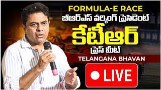 LIVE: BRS Working President KTR addressing the media at Telangana