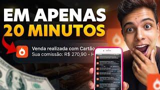 HOTMART: COMO FAZER A PRIMEIRA VENDA EM 20 MINUTOS PELO CELULAR - Passo a Passo (Dinheiro online)