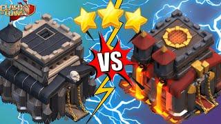 TH9 Vs TH10 3 Star Attack Without Clan Castle Troop And Without Heroes {No CC Required) - Scam