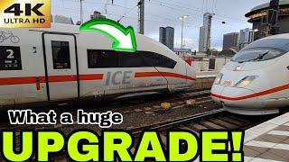 Frankfurt (Main) SUD 20 minutes 4k  Germany's incredible BRAND-NEW high-speed train 3NEO ice train