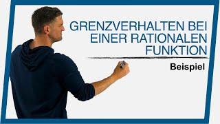 Grenzverhalten Beispiel bei einer rationalen Funktion | Mathe by Daniel Jung