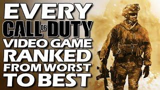 Every Call Of Duty Game Ranked From WORST To BEST