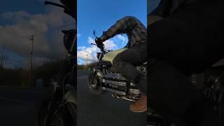 Chilly winter ride out on BMW k100 cafe racer #bmwk100 #caferacer #bikelife #winterriding #insta360