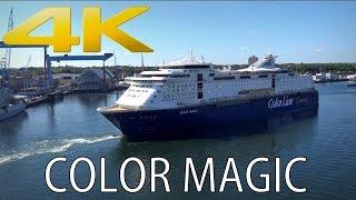 COLOR MAGIC: Arrival at Port of Kiel | 04.06.2015 | 4K