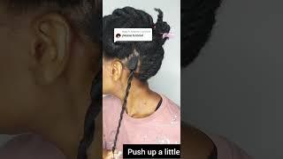 New style of twisting hair #newhairtrend #twostrandtwist