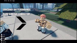 ROBLOX SORCERER BATTLEGROUNDS RARE SUKUNA ANIMATION!