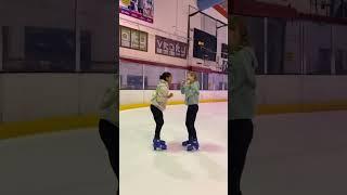 Arianna cant really iceskate #dance #thebesties #summeractivities #dancer #summerdance