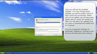 EDCOM - Set up Windows XP Updates